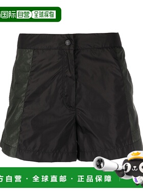 1h可退 香港直邮Moncler 盟可睐 女士 黑色短裤 2B00012539ZD998