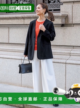 1h可退 日本直邮UNFILO 女装 高腰显瘦弹力西装阔腿裤 PRUMCM0316