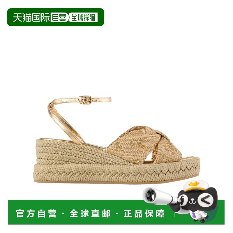香港直邮Jimmy Choo Aella 高跟凉鞋 AELLAWEDGE60GTJOO0111