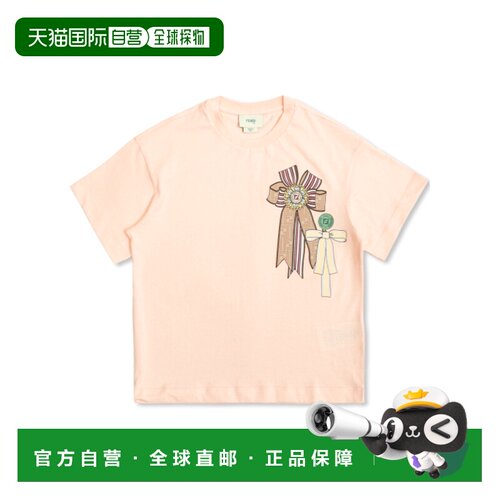 香港直邮Fendi 短袖印花T恤 JFI3947AJ