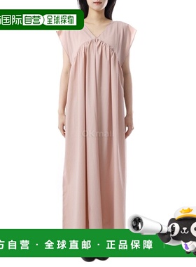 韩国直邮Baserange Cantil 粉色粗线连衣裙 (DRCA-PO-SU25) 一块