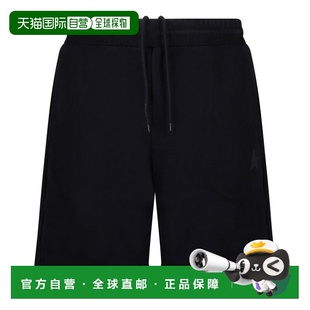 1h可退 香港直邮GOLDEN GOOSE 男士 CLOTHING 黑色棉质短裤 GMP00