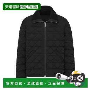 男士 黑色 夹克 SS2025 拉链藤格 513C408A6475C900 香港直邮DIOR