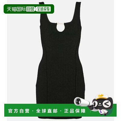 1h可退 香港直邮Jacquemus 女士 La Sierra 长袍罗纹针织迷你连衣