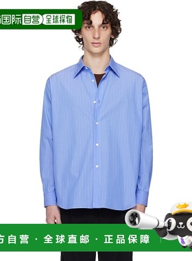 1h可退 香港直邮潮奢 AURALEE 男士 蓝色 Suvin High Count Cloth