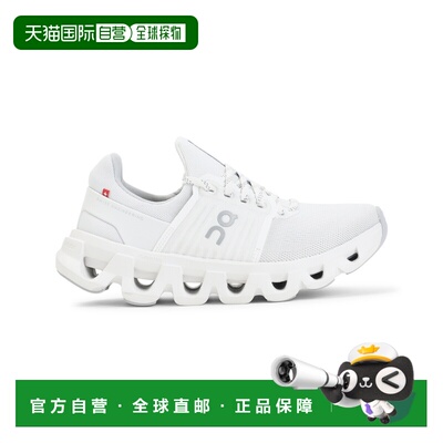 1h可退 香港直邮On 女士 CLOUDSWIFT 4 AD TEXTILE 白色运动鞋 3W
