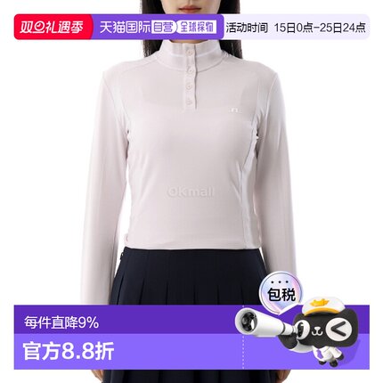 韩国直邮J.LINDEBERG Hertta 长袖 Polo 衫 (GWJT14031-U045) 长T