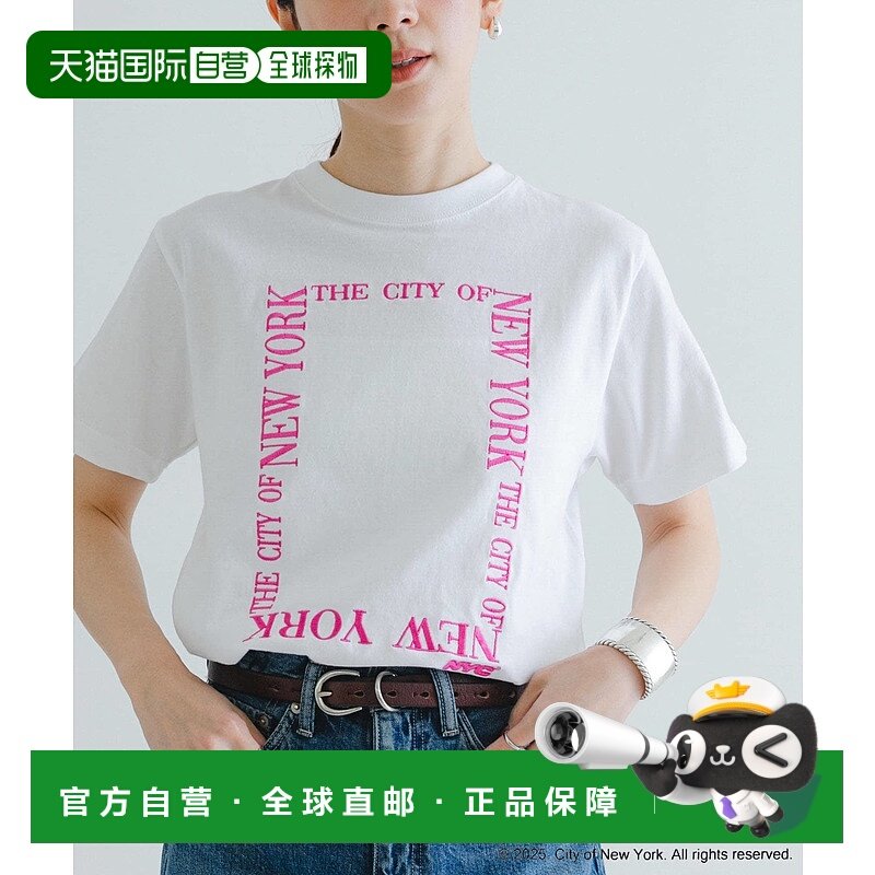 1h可退 日本直邮GOOD ROCK SPEED 女装 NYC系列 宽松短袖T恤 UWA5