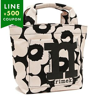 日本直邮Marimekko 手提包 Unikko 花卉图案黑色女士 092197 908