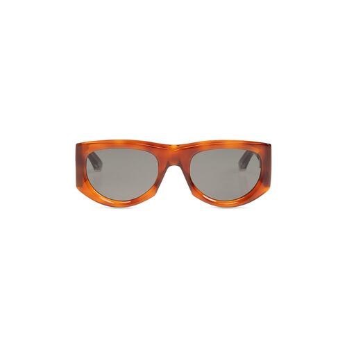 GUCCI 女士太阳镜 819799J07402312 SS2025 棕色 全框太阳眼镜