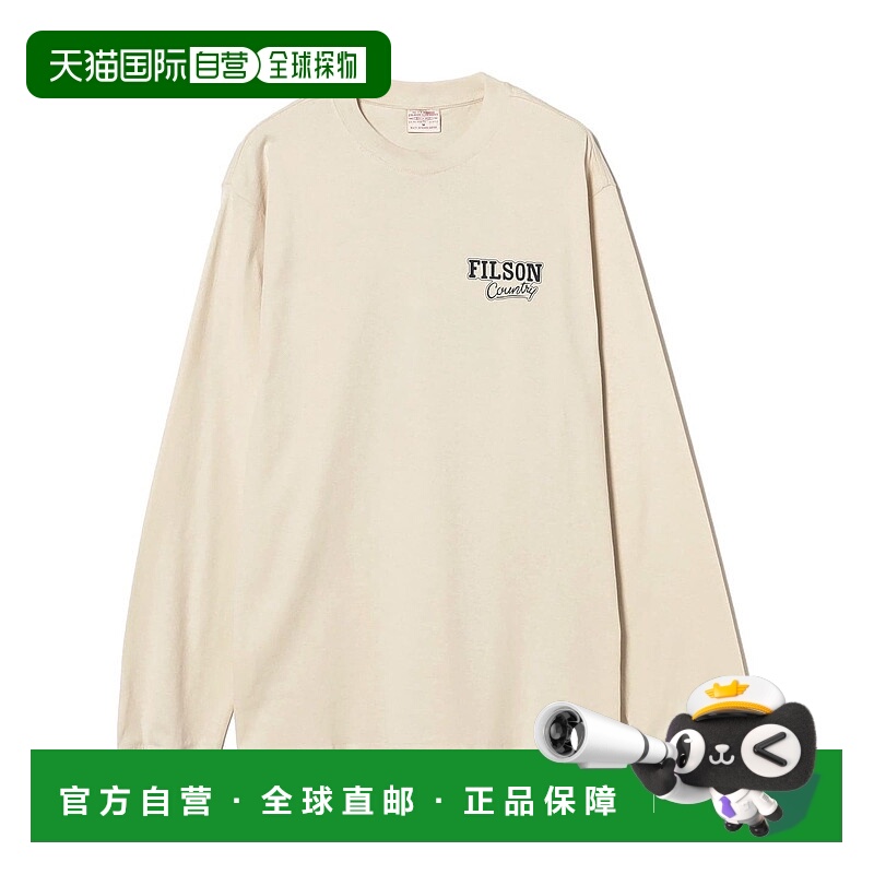 1h可退 日本直邮FILSON 男士长袖原创图案T恤 38140039704