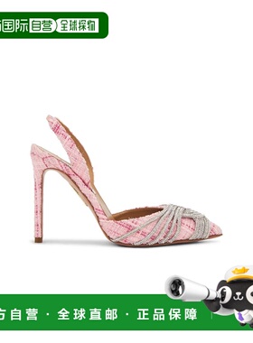 1h可退 香港直邮潮奢 AQUAZZURA 女士 Gatsby 105 露跟浅口鞋 GAS