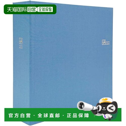 【日本直邮】仲林 大容量L判720枚收纳 6面相册 2列×3段 蓝 TCPK