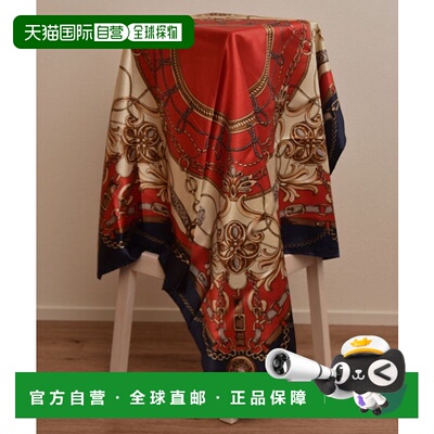 1h可退 日本直邮resonance 女装90cm大方巾 多种系法 丝滑光泽 re