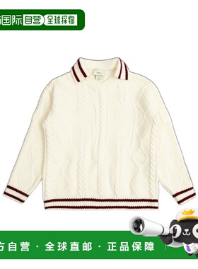 香港直邮Fendi V 领条纹套头衫 JUG190AUL2