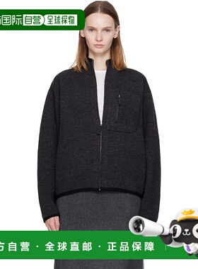 1h可退 香港直邮Nothing Written 女士 灰色 Dicky Zip-Up 毛衣 N