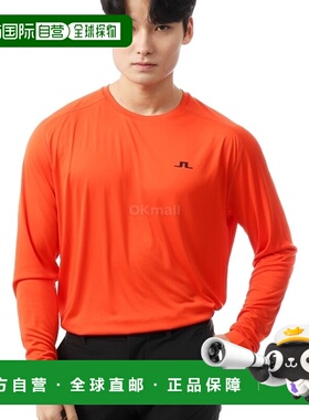 韩国直邮J.LINDEBERG 钻石长袖T恤 (AMJT08918-G016) 长袖