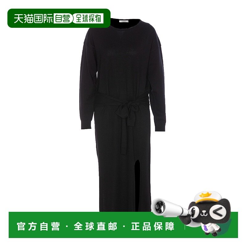 香港直邮LEMAIRE 女士连衣裙 DR1093LK087BK999 SS2025 黑色