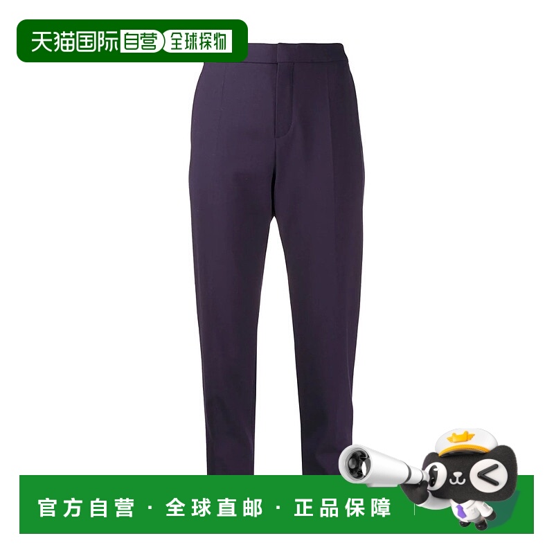 1h可退 香港直邮CHLOÉ 女士休闲裤 C19APA030624B0 AW2019 黑色