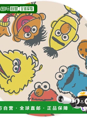 【日本直邮】Gourmandies 芝麻街绳卷收纳盒 Everyone SSM-113C