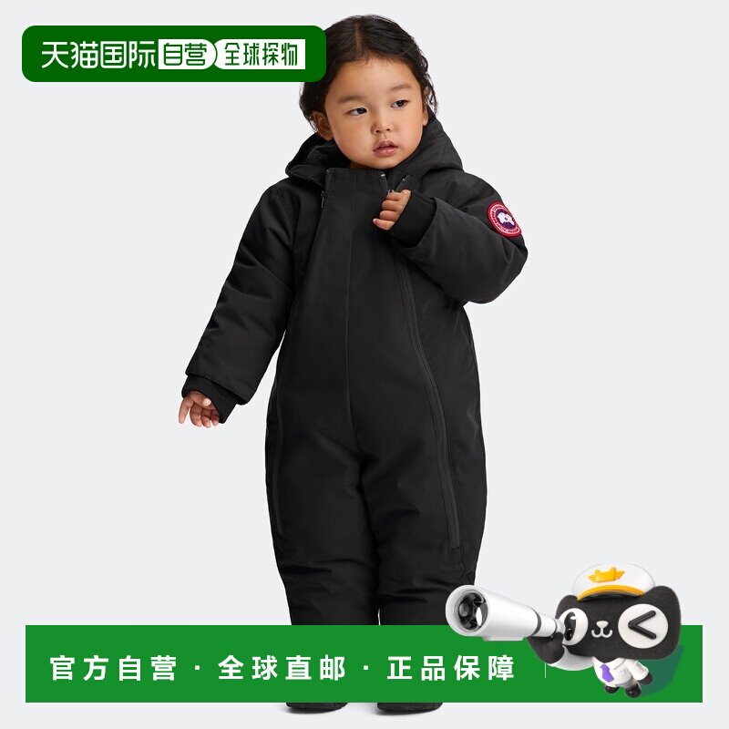 欧洲直邮Canada Goose加拿大鹅 婴儿再生聚酯纤维连帽羽绒滑雪服