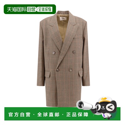 1h可退 香港直邮潮奢 Ami Paris 女士 长袖羊毛西装外套 FBV311WV