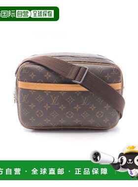 1h可退 日本直邮中古LV路易威登女包B级9新Reporter PM记者包涂层