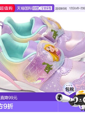 日本直邮Moonstar迪士尼月亮星儿童发光运动鞋魔法风格抗菌防臭