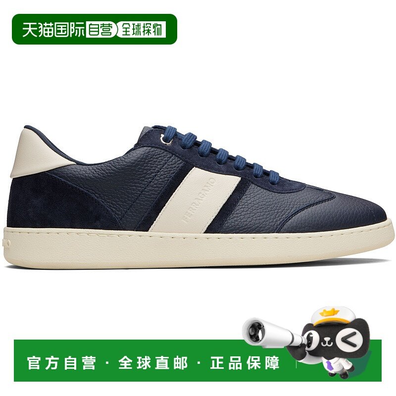 香港直邮潮奢 Salvatore Ferragamo 菲拉格慕 男士 海军蓝 Signat