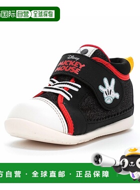 日本直邮Disney DN B1357儿童鞋 婴儿鞋 [XXXX] 黑色休闲