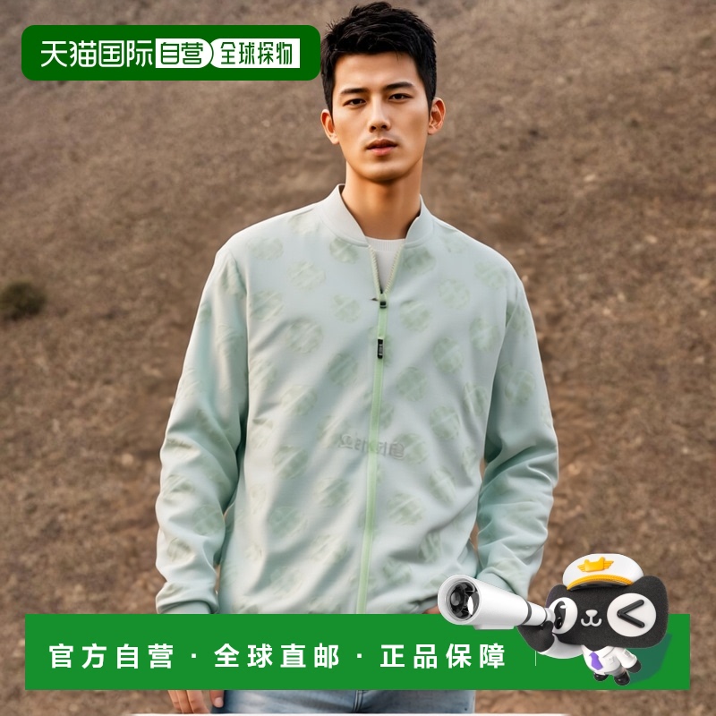 韩国直邮J.lindeberg金 林德伯格外套男女款黄绿色长袖拉链立领