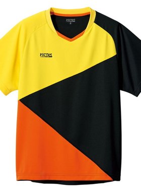 VICTAS 短袖色块比赛衫 COLOR BLOCK GS 乒乓球 612103-3010
