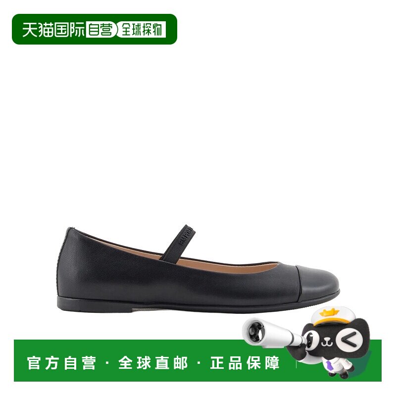 香港直邮Emporio Armani 圆头芭蕾舞鞋 XXD022XCC80