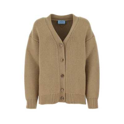 PRADA 女士针织毛衣 P25L42S22211CTF0040 AW2024 棕色