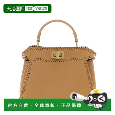 香港直邮FENDI 女士手提包 8BN244AYD3F19P8 AW2025 浅棕色