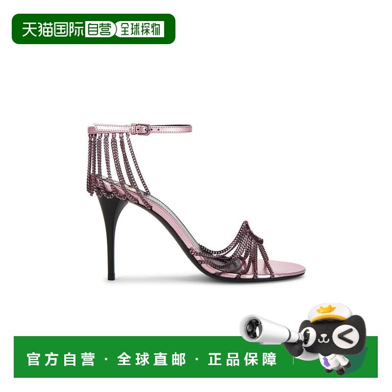 1h可退 香港直邮潮奢 Saint Laurent 圣罗兰 女士 Babylone 锁链,女鞋,时装凉鞋,淘宝优惠券,粉丝福利购,淘宝优惠卷