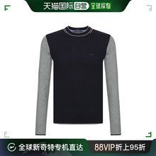 Jeans 阿玛尼牛仔 男士 棉羊毛深蓝色毛衣 B6W29VB 香港直邮Armani