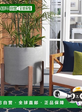自营 safaviehLoflen 花盆 - 自然色/浅灰色 美国奥莱直发