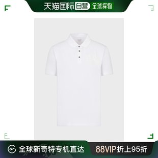 阿玛尼男士 POLO衫 Armani安普里奥 香港直邮Emporio 白色系扣