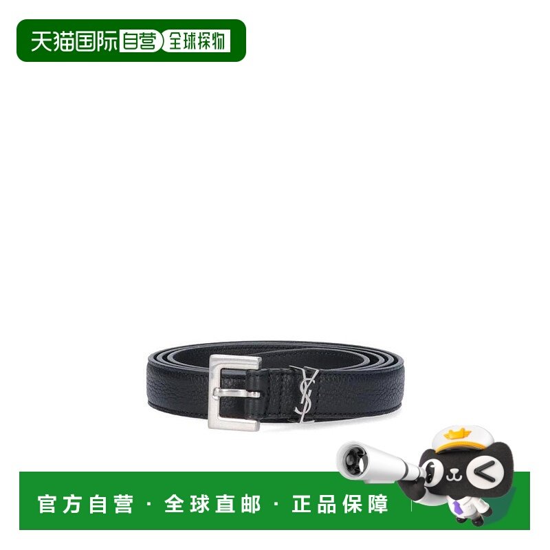 香港直邮Saint Laurent 经典logo缝饰可调节腰带 612616DTI0E牛皮,服饰配件/皮带/帽子/围巾,腰带/皮带/腰链,淘宝优惠券,粉丝福利购,淘宝优惠卷