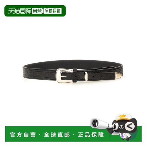 香港直邮LEMAIRE 女士腰带 AC1181LL139BK999 CO 黑色 可调节腰带