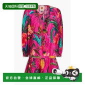 香港直邮潮奢 FARM RIO 1h可退 女士 印花瑞士圆点棉质迷你连衣裙