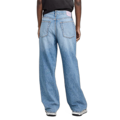 自营 Rag & Bone 女士 Audrey Featherweight Logan 宽腿牛仔裤 -