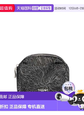 自营baggallini Women's Small Pocket Cosmetic - midnight blos