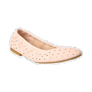 自营Stuart Weitzman Bling 麂皮芭蕾平底鞋 - 粉色 美国奥莱直发