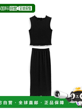 日本直邮日潮 GRL 无袖上衣×紧身裙套装  se418休闲裙子连衣裙