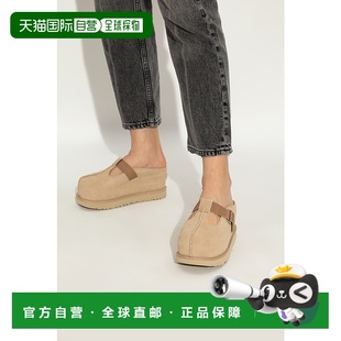 香港直邮UGG 女士拖鞋 11675500SAN CO 浅棕色 Platform slides G