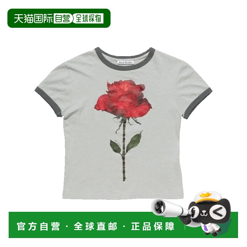 香港直邮AcneStudios艾克妮女装女士短袖T恤图片