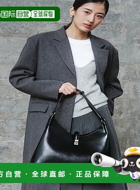 韩国直邮HAZZYS H-Turnlock Crinkle Hobo 单肩包 /HIBA5F173BK_s