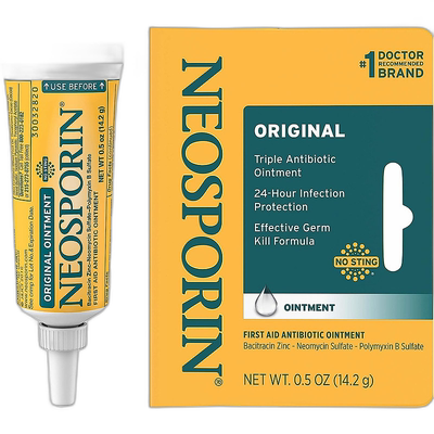 美国直邮Neosporin抗菌止痛软膏舒缓割伤擦伤灼伤疼痛瘙痒愈合